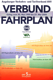 Fahrplanbuch Augsburg